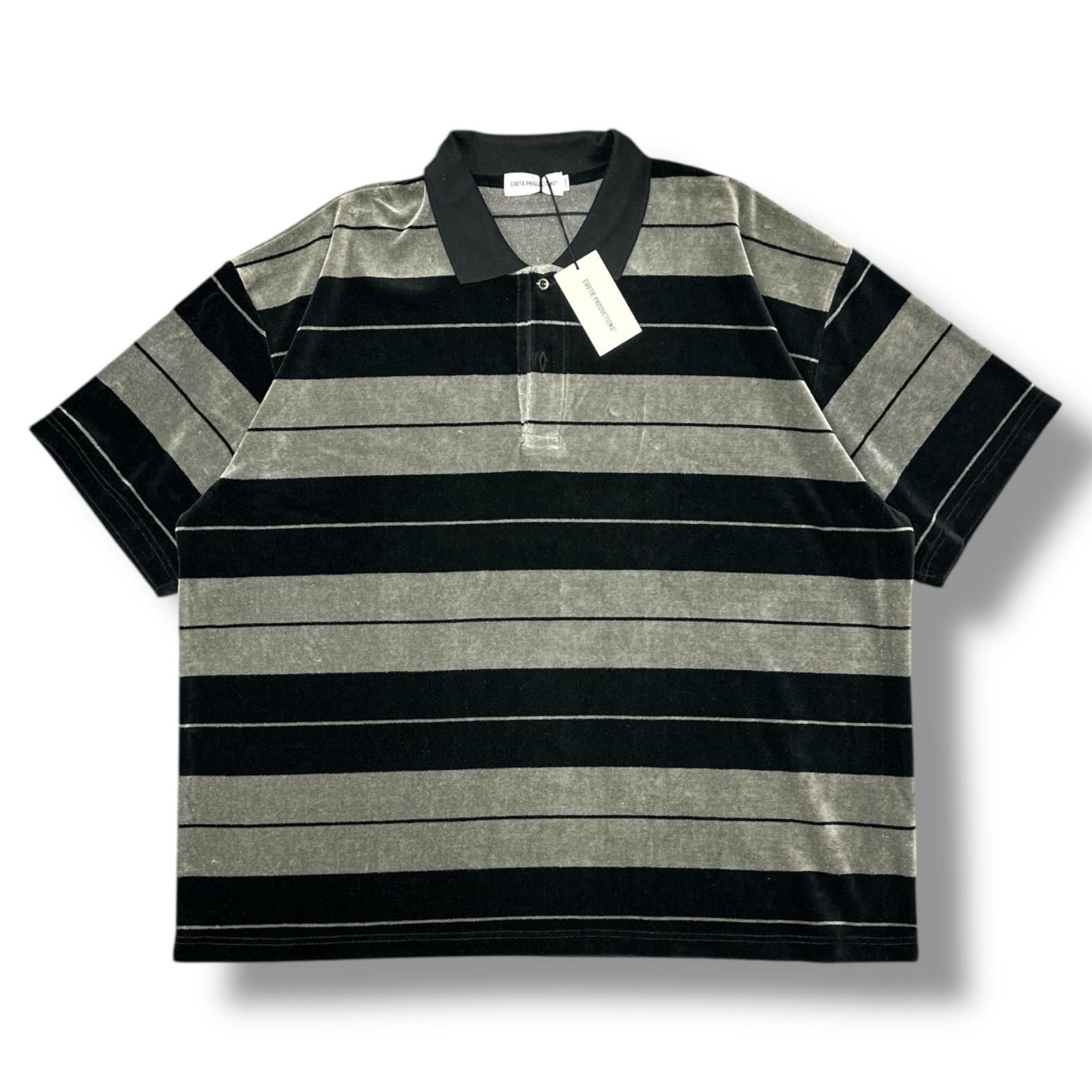 参考上代25300円 未使用 COOTIE PRODUCTIONS® 25SS Velour Border S/S