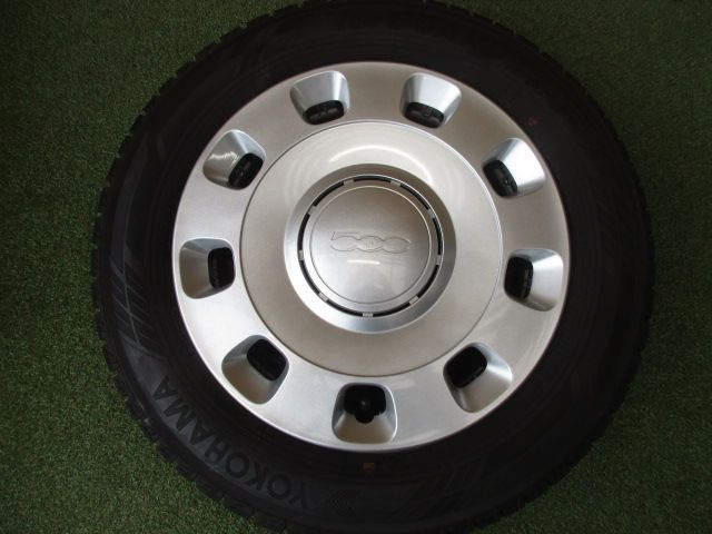 中古】 送料込み フィアット純正スチール 175/65R14 スタッドレス
