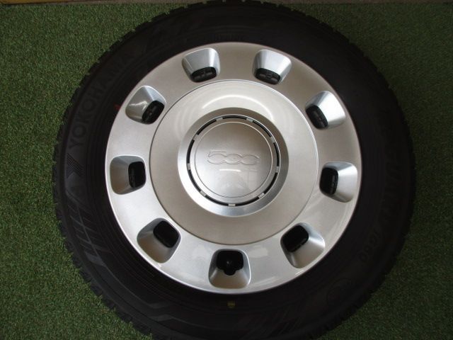 中古】 送料込み フィアット純正スチール 175/65R14 スタッドレス