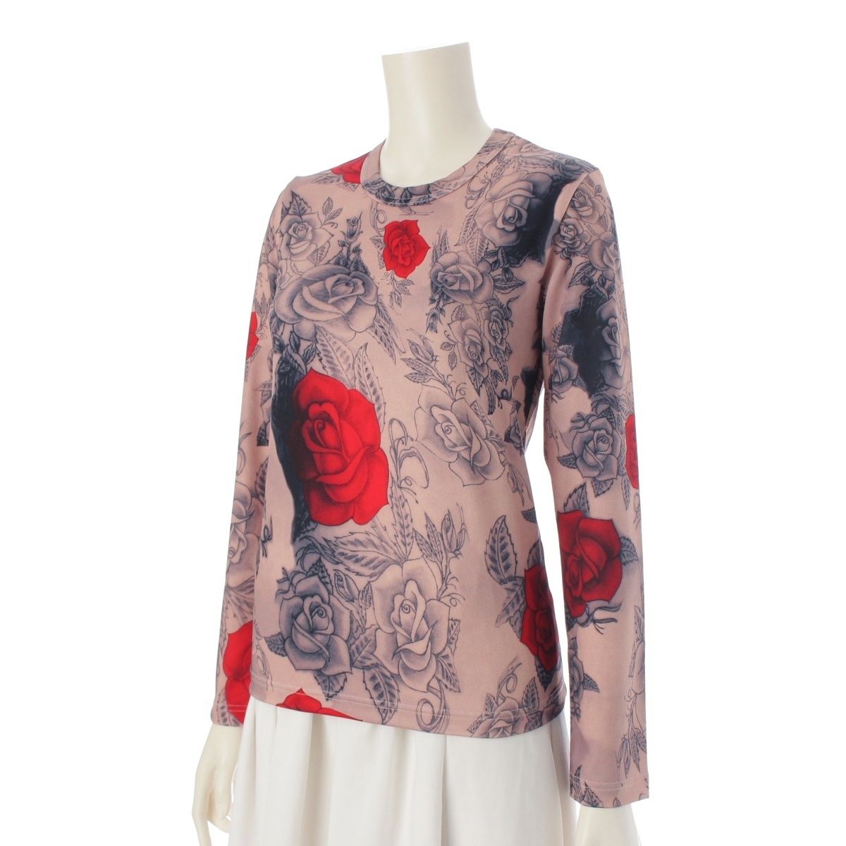 コムデギャルソン AD2018 19SS タトゥー 薔薇 セカンドスキン