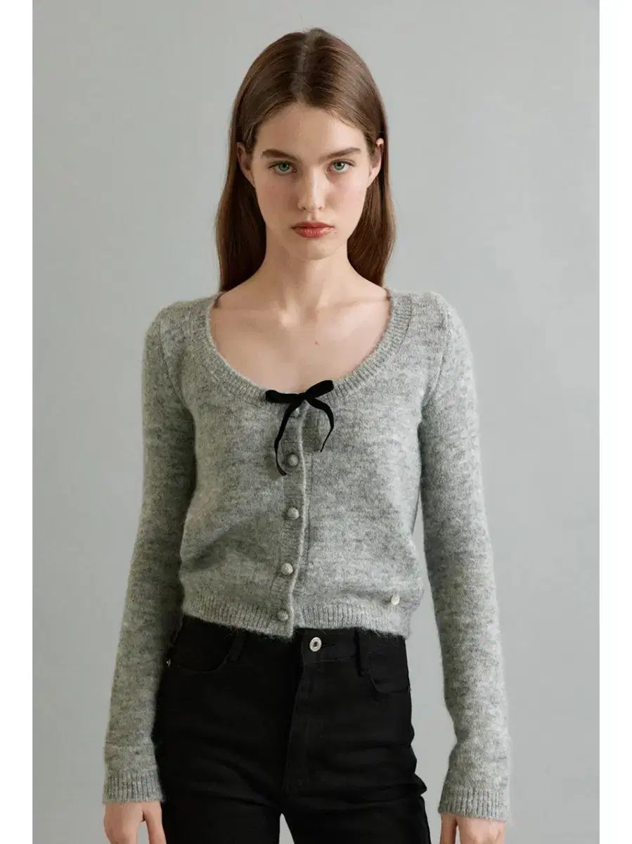 マグネット ディープ モヘア カーディガン