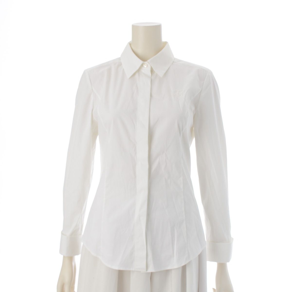 フォクシー 23年 Dienne 刺繍 シャツ ブラウス トップス 43440