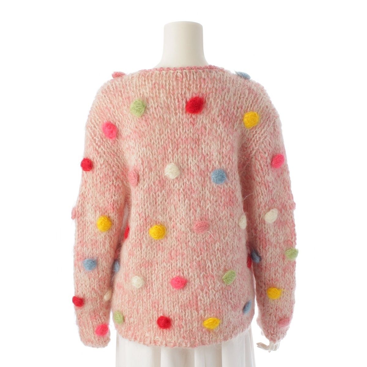 PINK HOUSE 80’s ウールモヘア ニットカーディガン ピンクハウス ピンクハウス 80S 初期 モヘア ローゲージ ニット カーディガン