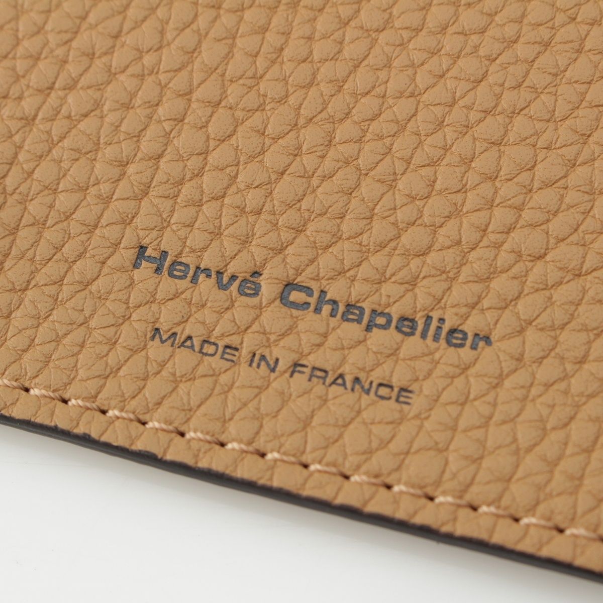 エルベ・シャプリエ レザー ロゴ ハンドルカバー ファッション雑貨