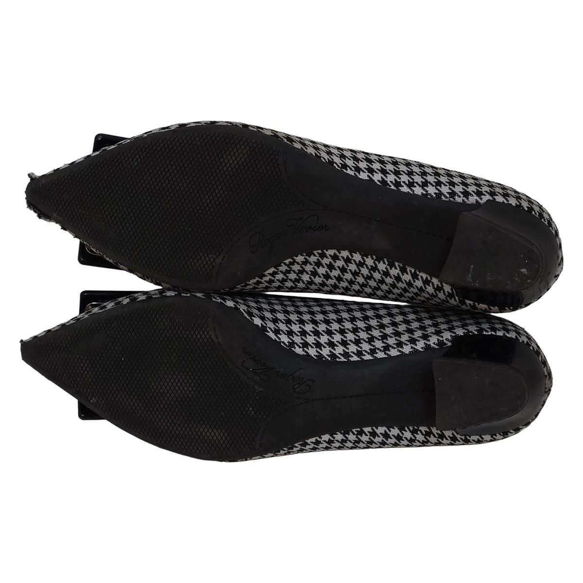 RogerVivier(ロジェヴィヴィエ) パンプス 36 レディース - 黒×白 ラメ