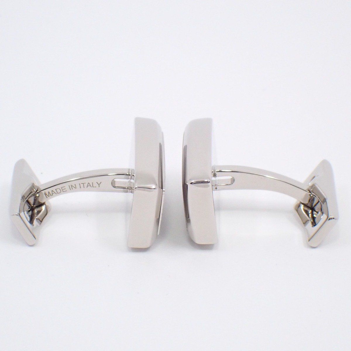 美品】S.T.Dupont デュポン カフス カフリンクス スチール ブラッシュ