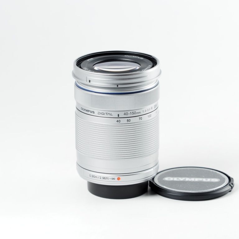 OLYMPUS M ZUIKO DIGITAL ED 40 150 mm F 4 0 5 6 R シルバー オリンパス 望遠ズームレンズ マイクロフォーサーズ 14039