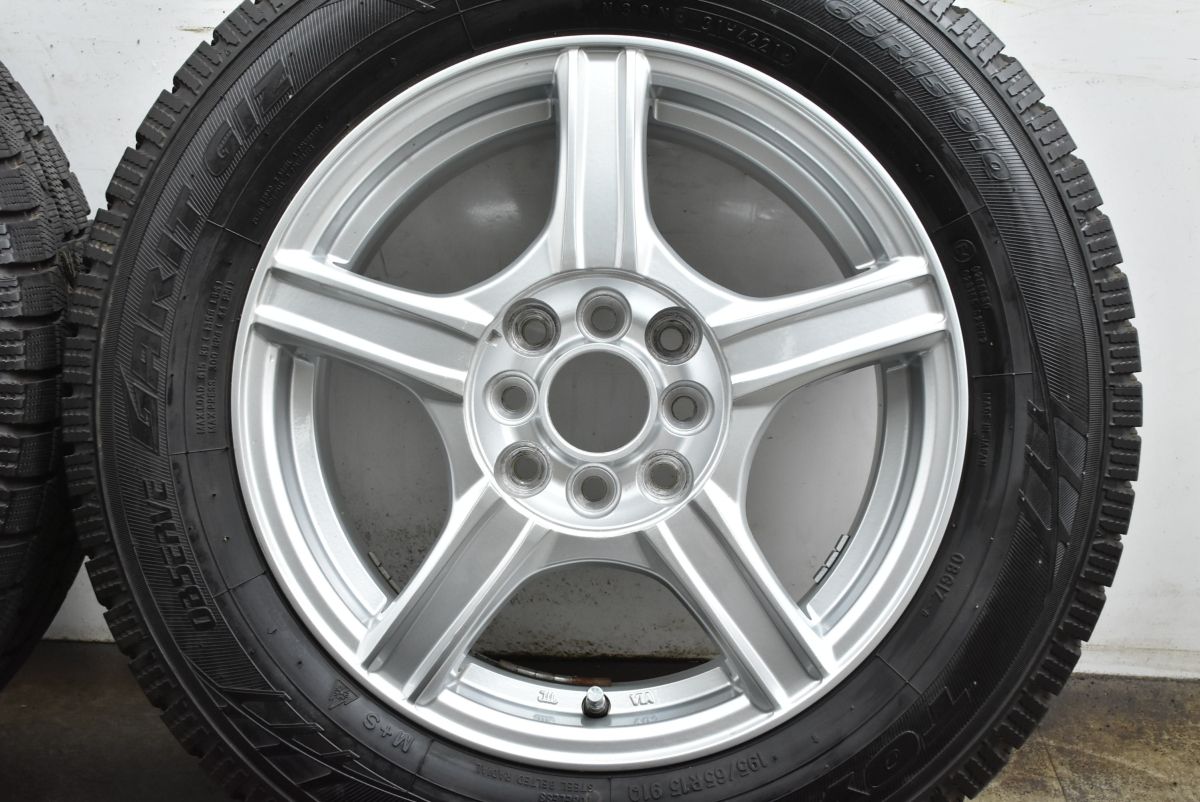  バリ溝 WEDS 15 in 6 J 45 PCD 100 114 3 トーヨー ガリットGIZ 195 65 R ノートクロスオーバー オーラ e POWER ブルーバードシルフィ 15インチ タイヤ ホイールセット