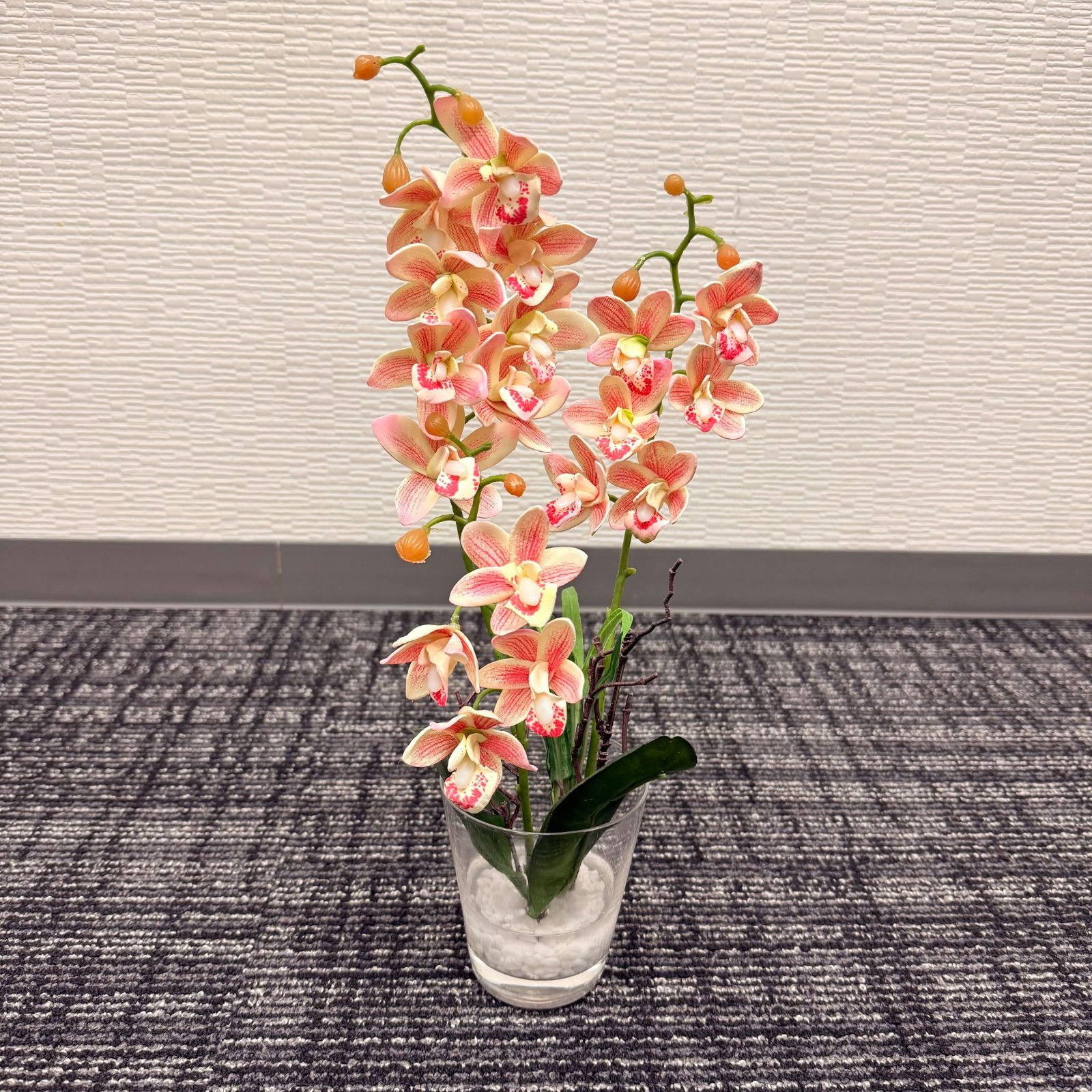 シンビジウム アートフラワー クリーム色 シンビジウム アートフラワー クリーム色 シンビジウム アートフラワー