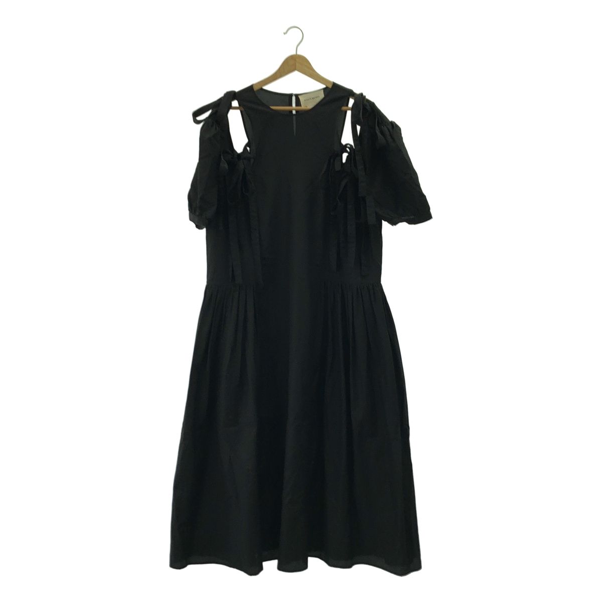 Renata Brenhaギャザードレス rennes — Renata Brenha | Gal Dress in Black Cupro