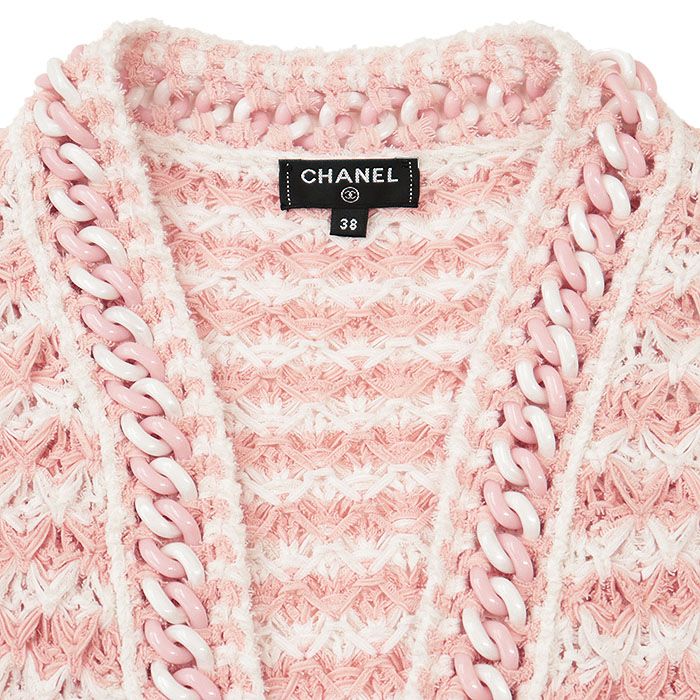 極美品】CHANEL シャネル カーディガン P58578 COCOマークチャーム