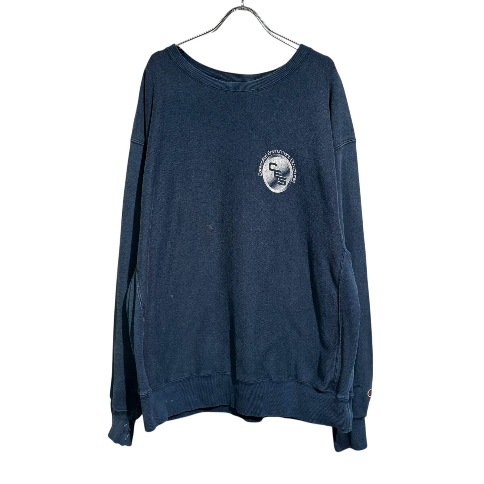 【00s Champion】 スウェット　リバースウィーブ Champion (チャンピオン) □□ ③ 00s 企業ロゴ リバースウィーブ