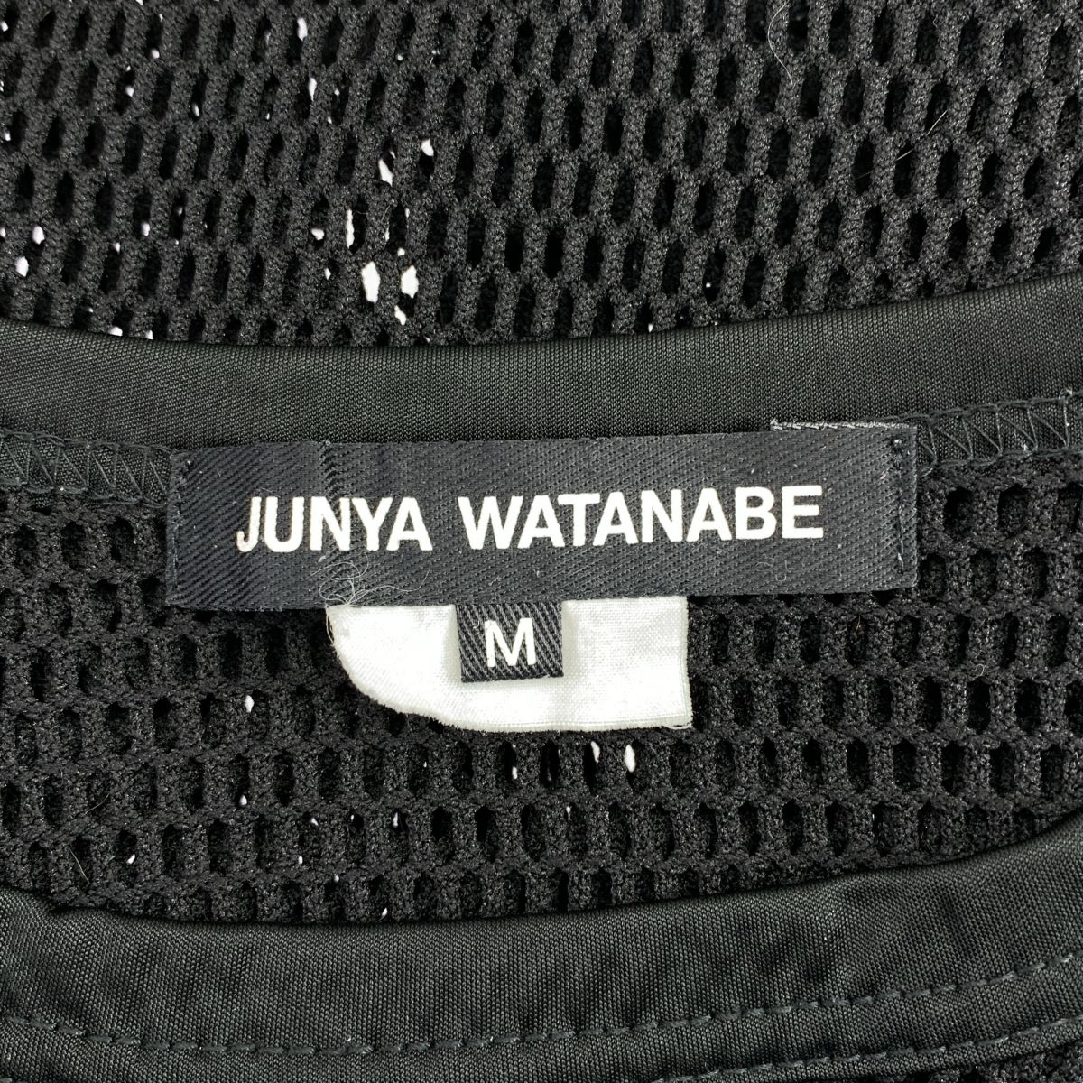 JUNYA WATANABE / ジュンヤワタナベ | 2023AW | メッシュ クロップド カットソー | M | ブラック | レディース JUNYA WATANABE / ジュンヤワタナベ | 2023AW | メッシュ クロップド