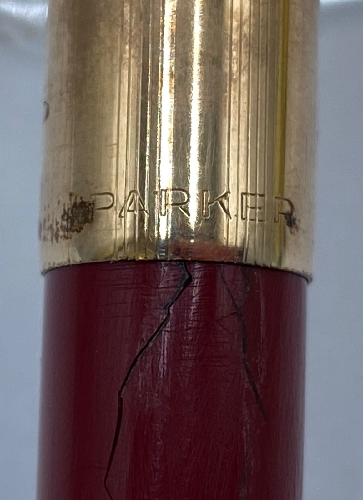 PARKER パーカー61 万年筆 ボルドー ゴールド ケース付き