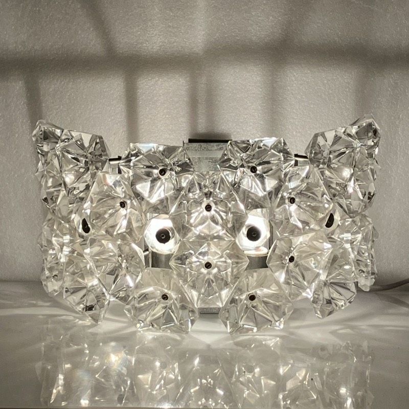 HOYA クリスタル スプートニク ダイヤモンド カット照明 ミッドセンチュリーシャンデリア