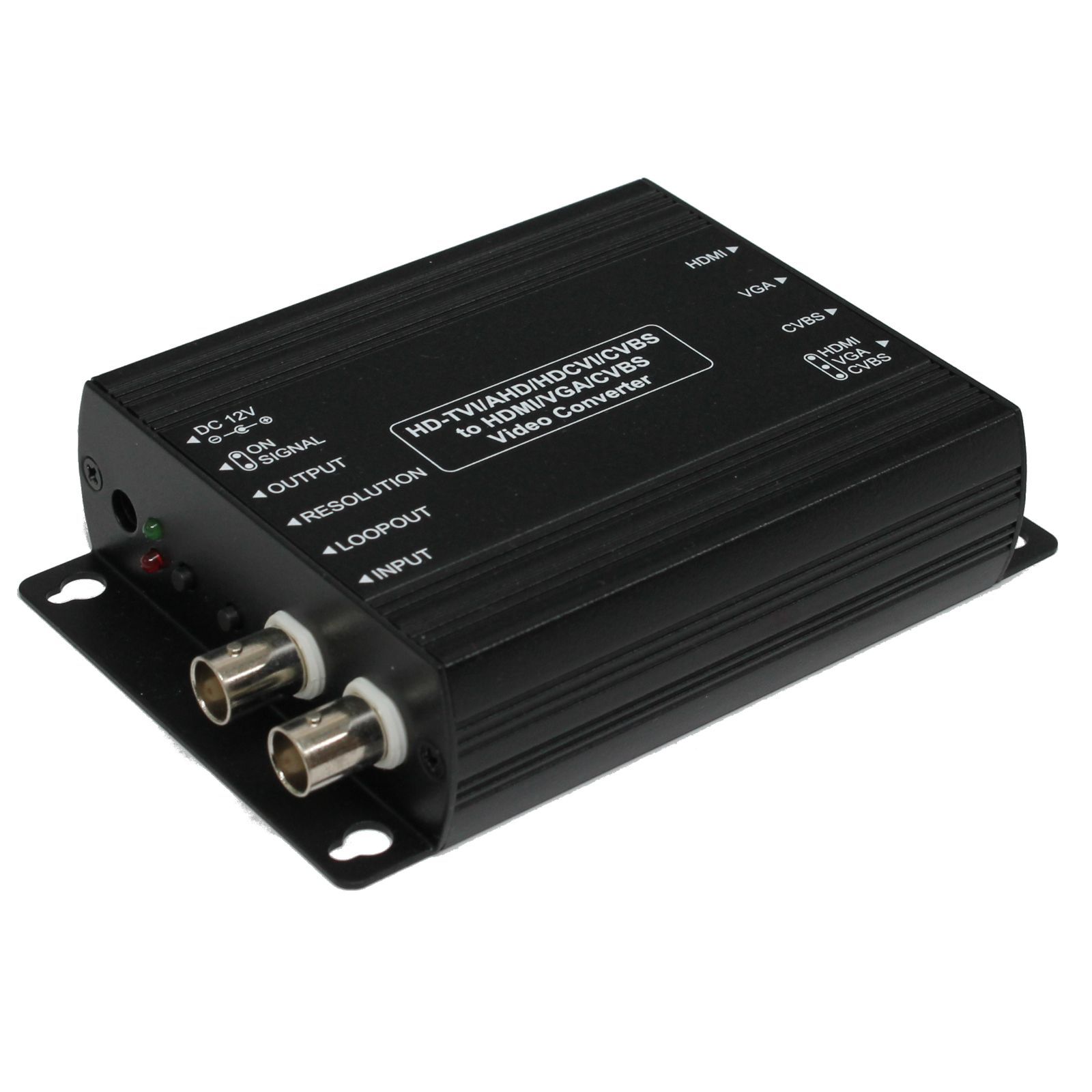 AHD HGDCVI HDTVI CVBS → HDMI VGA CVBS映像変換アダプター