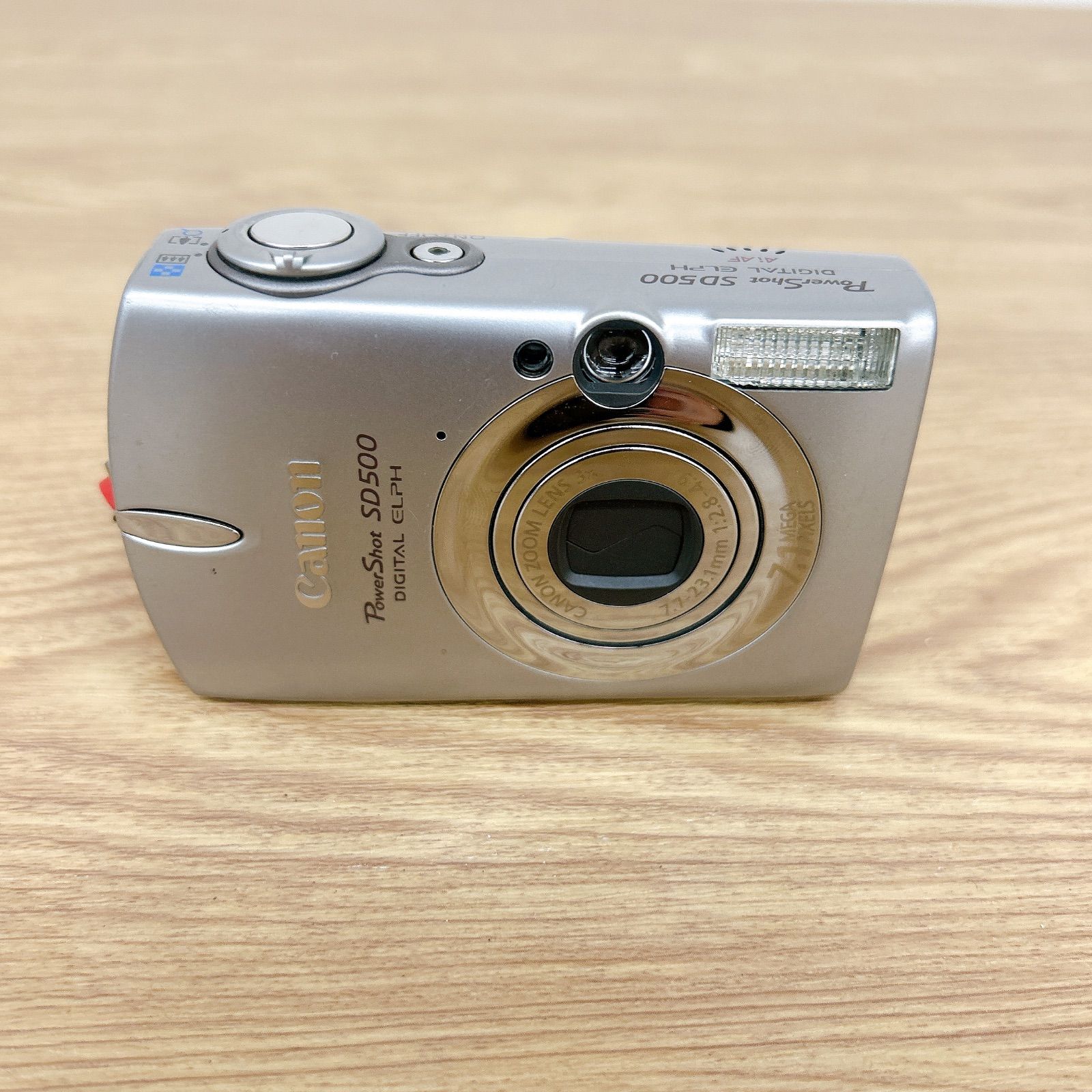 箱付きCanon IXY DIGITAL 500 キヤノン デジカメ シルバー ☆【通電未確認】Canon IXY DIGITAL 500 キヤノン デジカメ シルバー