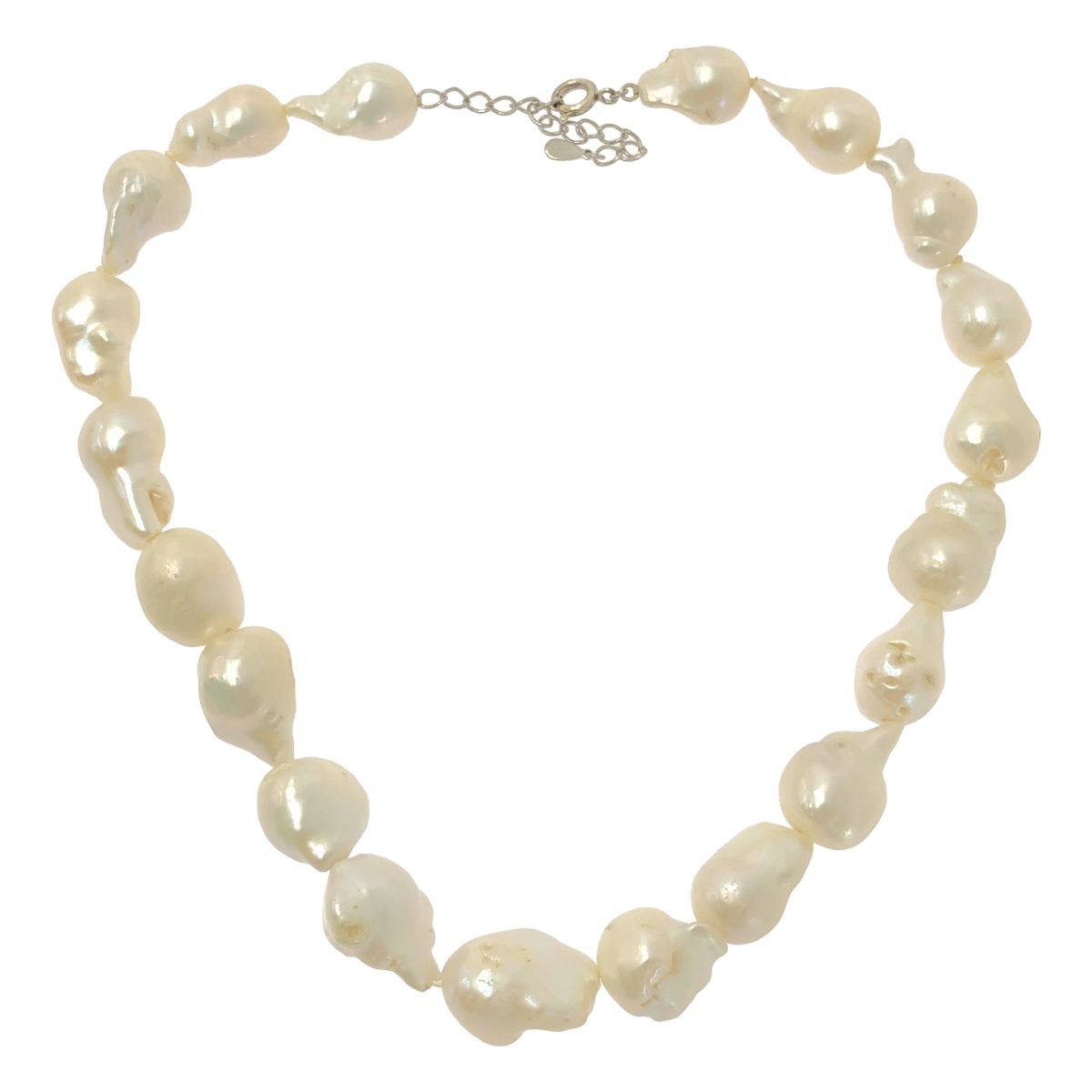 美品】 MAAYA / マーヤ | バロック パール ネックレス | シルバー