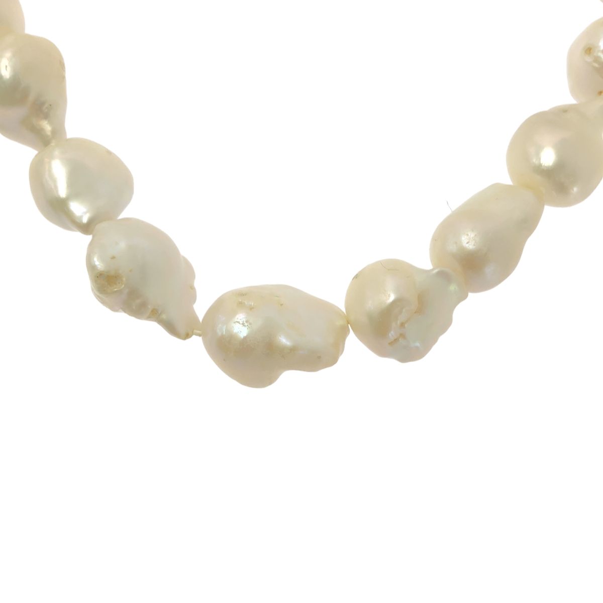 美品】 MAAYA / マーヤ | バロック パール ネックレス | シルバー