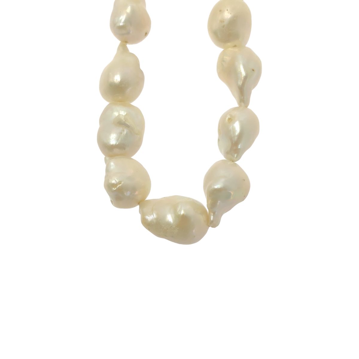 美品】 MAAYA / マーヤ | バロック パール ネックレス | シルバー