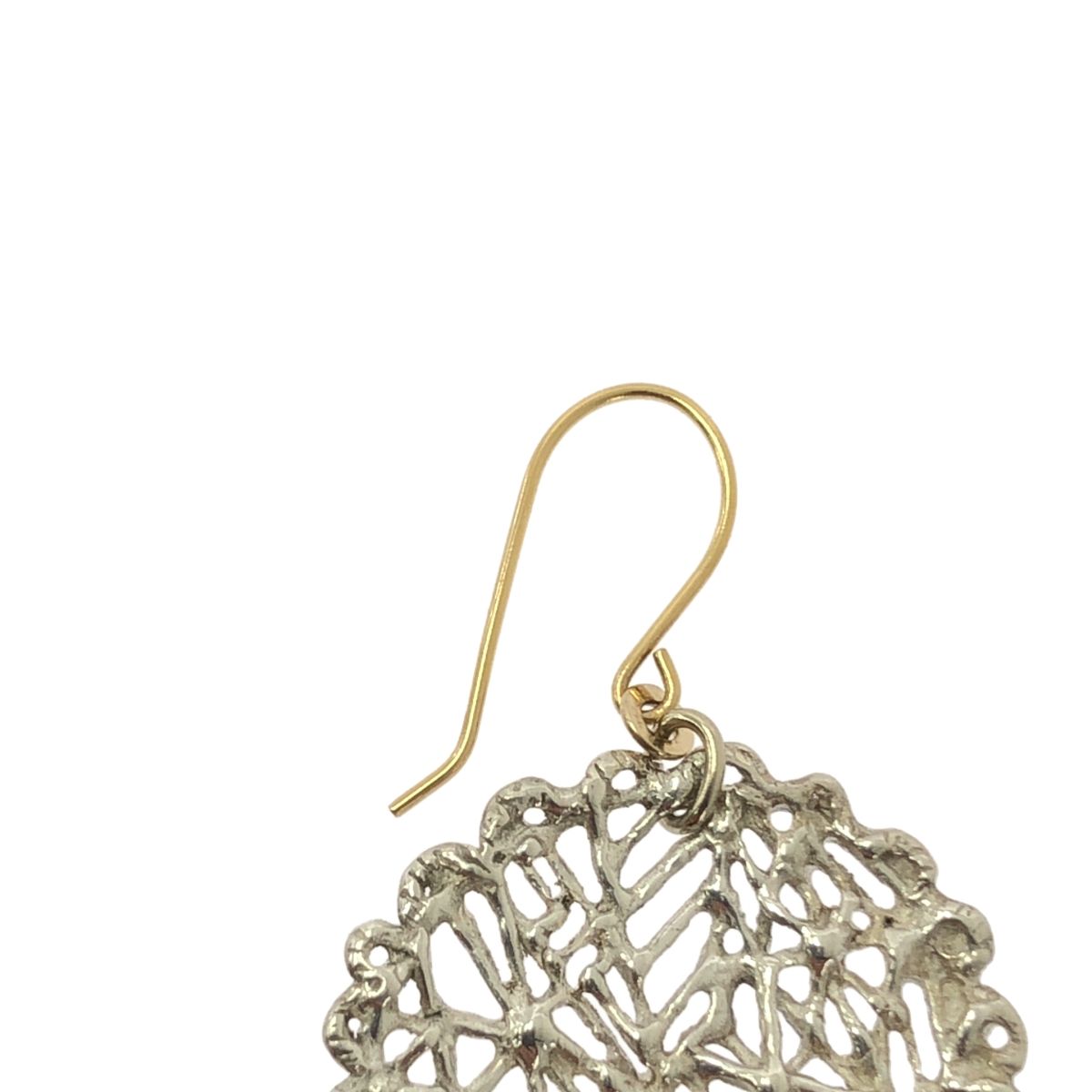 美品】 KAORU / カオル | 透かし レース ピアス | シルバー/ゴールド