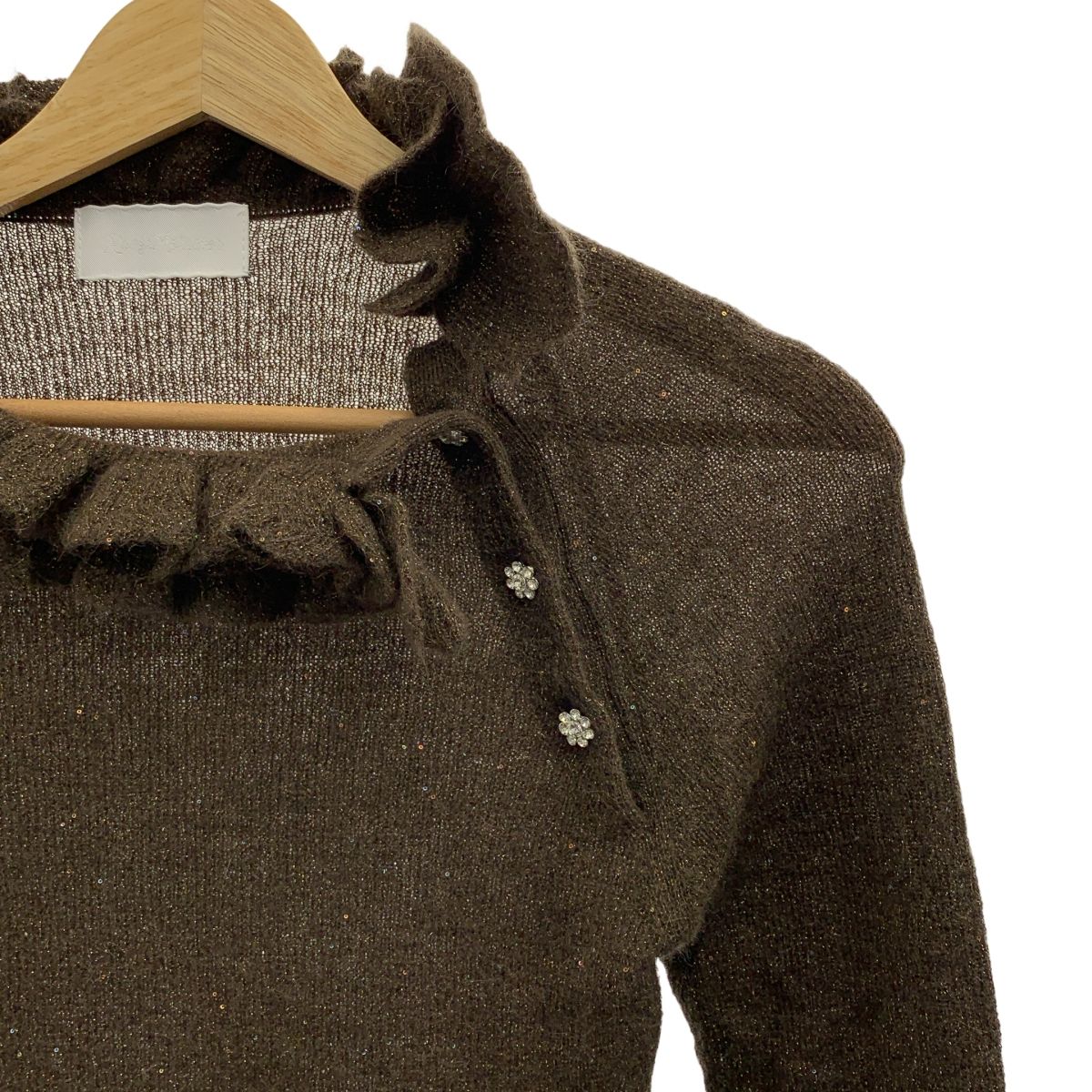 Rosy Monster / ロージーモンスター | twinkle mohair frill knit