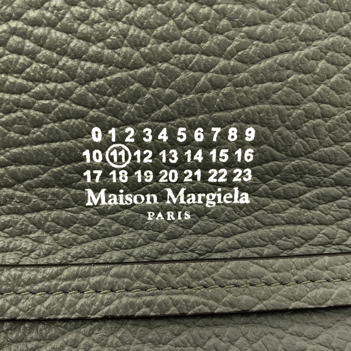 【美品】  Maison Margiela / メゾンマルジェラ | 2025AW | 4ステッチ チェーンウォレット ショルダーバッグ | グレー | レディース 美品】 Maison Margiela / メゾンマルジェラ | 2025AW | 4ステッチ