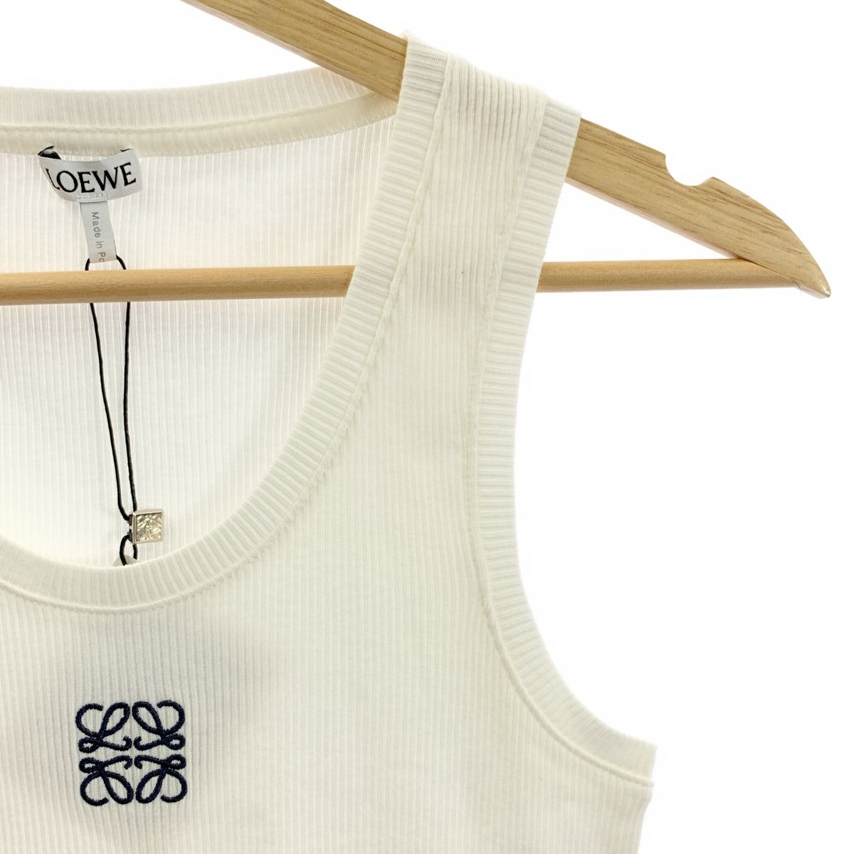 美品】 LOEWE / ロエベ | Anagram アナグラム コットン リブ タンク