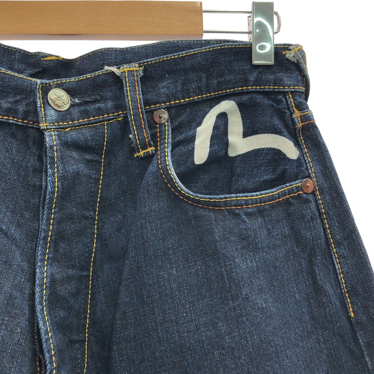 EVISU エビス メニーポケット デニムパンツ 32 マルチ メンズ