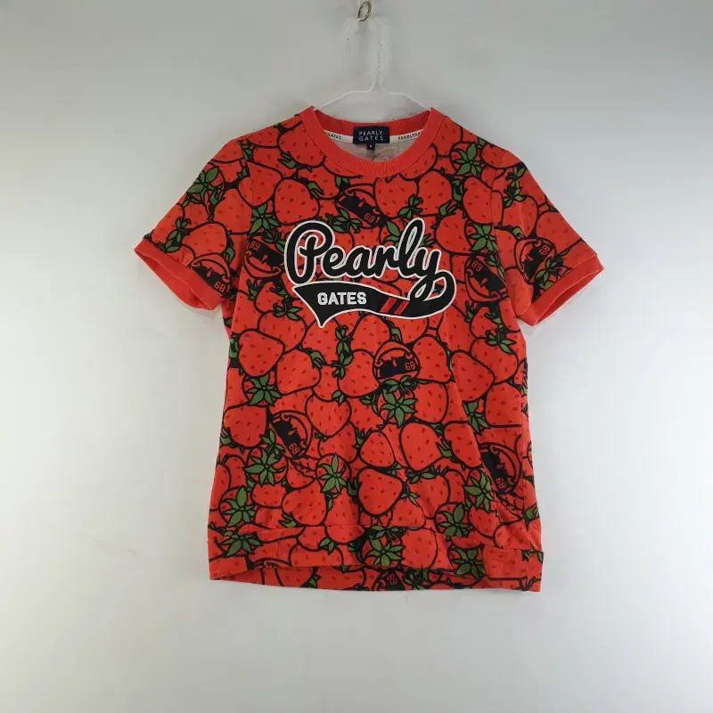 パーリーゲイツ レディース90 レッド いちご 半袖 スウェット K9031