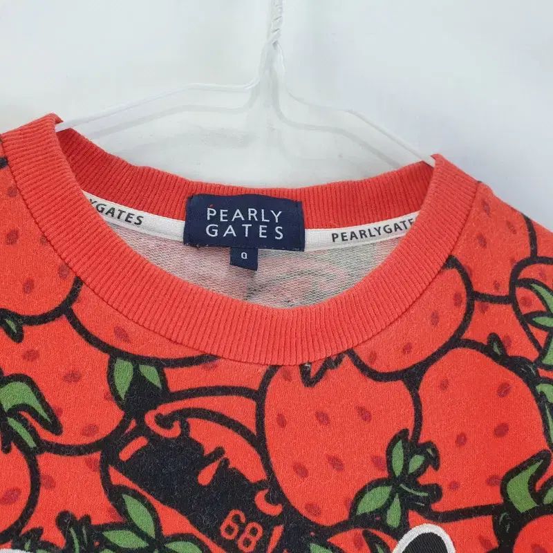 パーリーゲイツ レディース90 レッド いちご 半袖 スウェット K9031