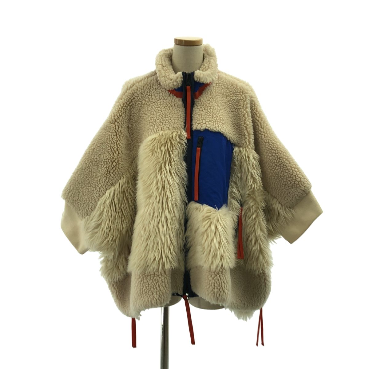 sacai / サカイ | 2021AW | Faux Shearling × Faux Fur Blouson