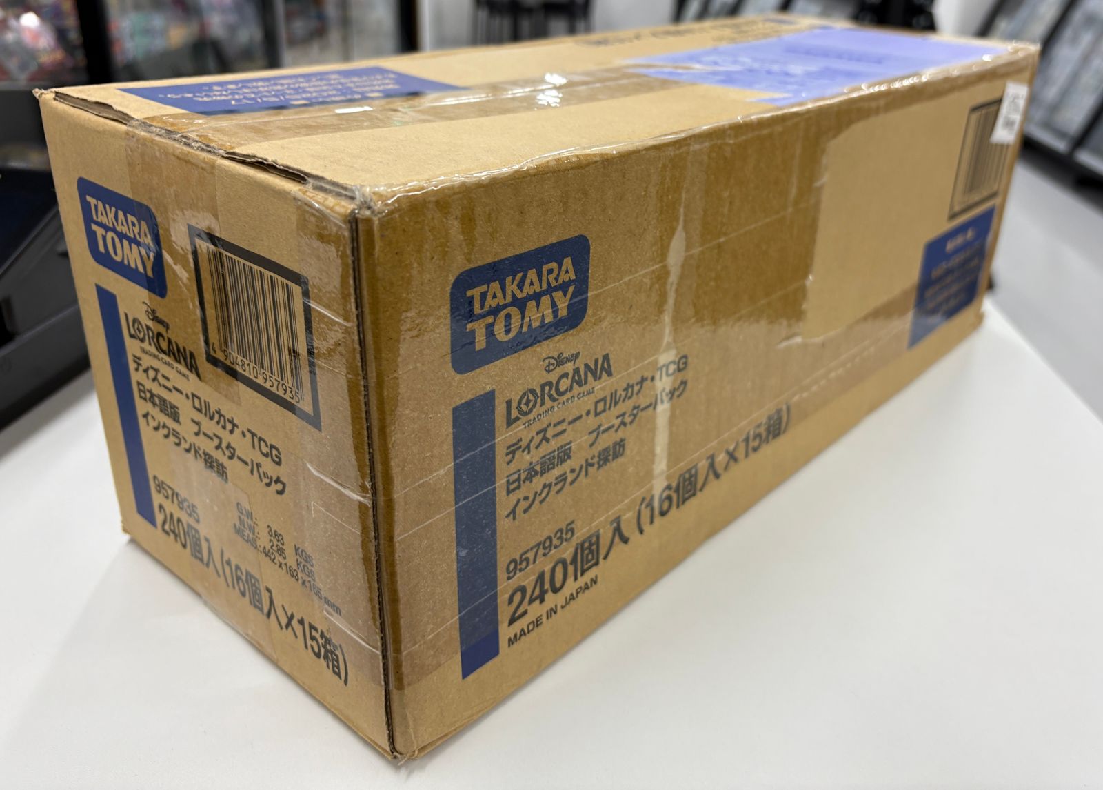 ディズニー ロルカナ TCG 日本語版 ブースターパック イングランド探訪 カートン 入×15箱