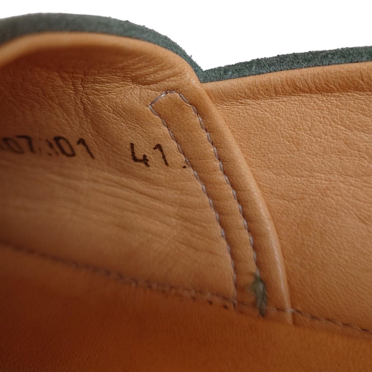  Ludwig Reiter ルーディックライター スリッポン 41 メンズ ライトグリーン スリッポン 靴