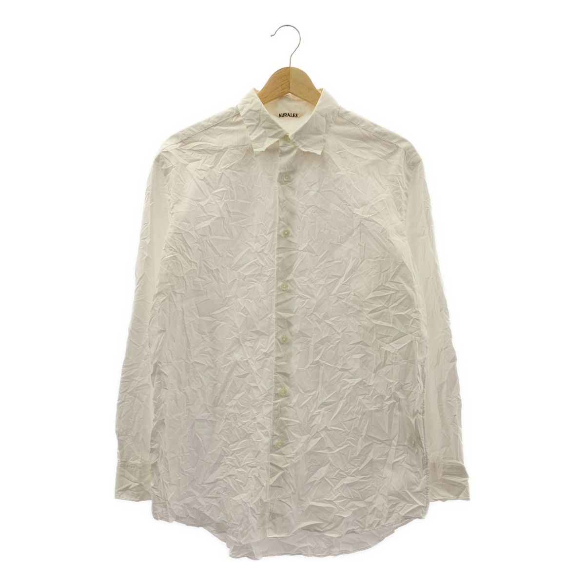 オーラリー AURALEE A255505TN シャツ AURALEE / オーラリー | WASHED FINX TWILL SHIRT (メンズ) - Sax Blue