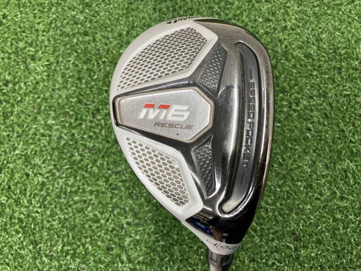 ユーティリティ TaylorMade M6 RESCUE #4 22° FUBUKI TM6 フレックスS