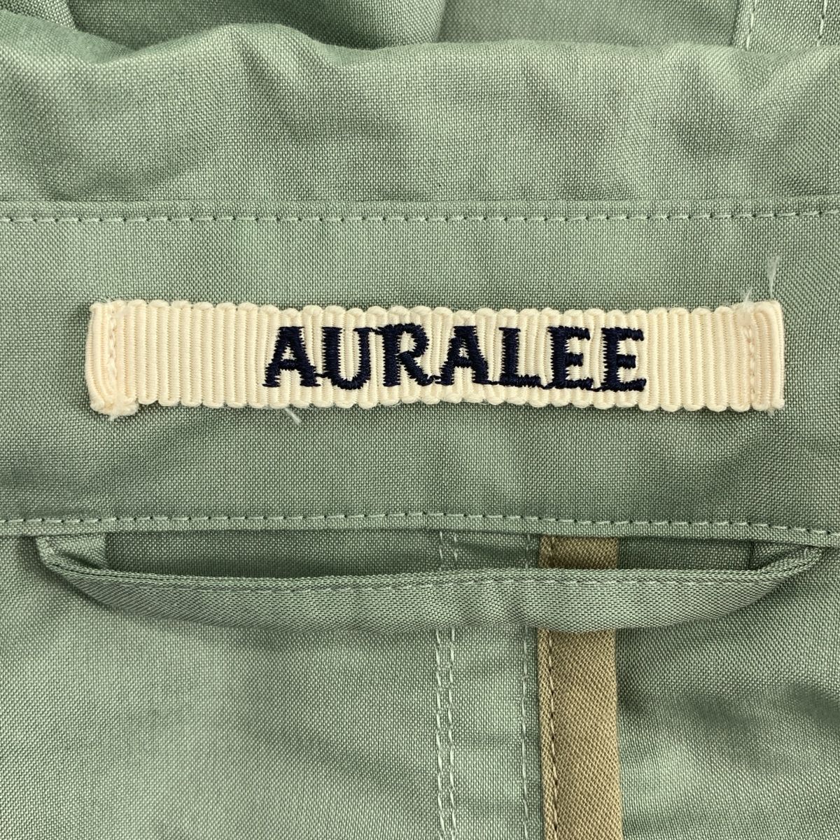 美品】 AURALEE / オーラリー | LIGHT FINX POLYESTER SOUTIEN COLLAR