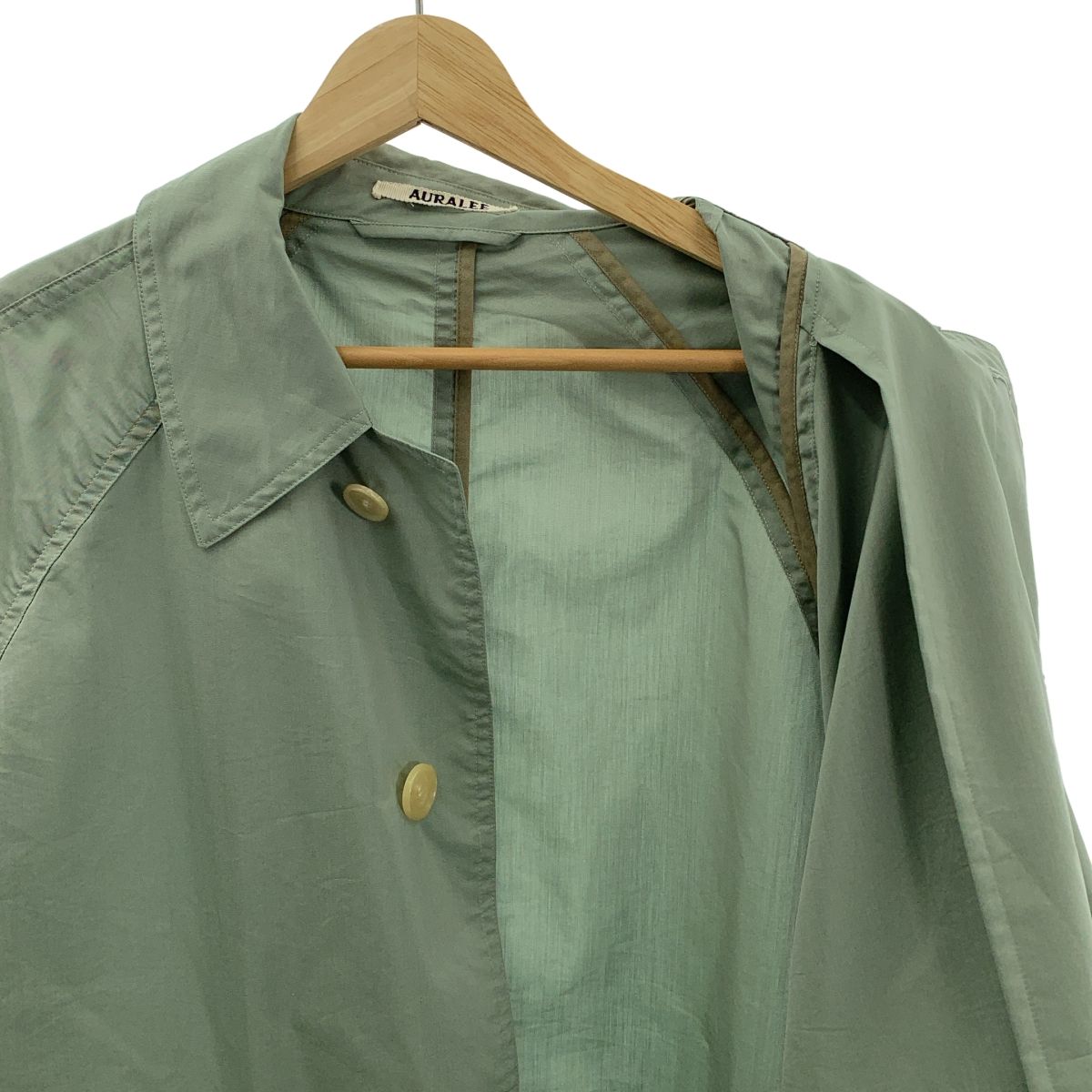 美品】 AURALEE / オーラリー | LIGHT FINX POLYESTER SOUTIEN COLLAR