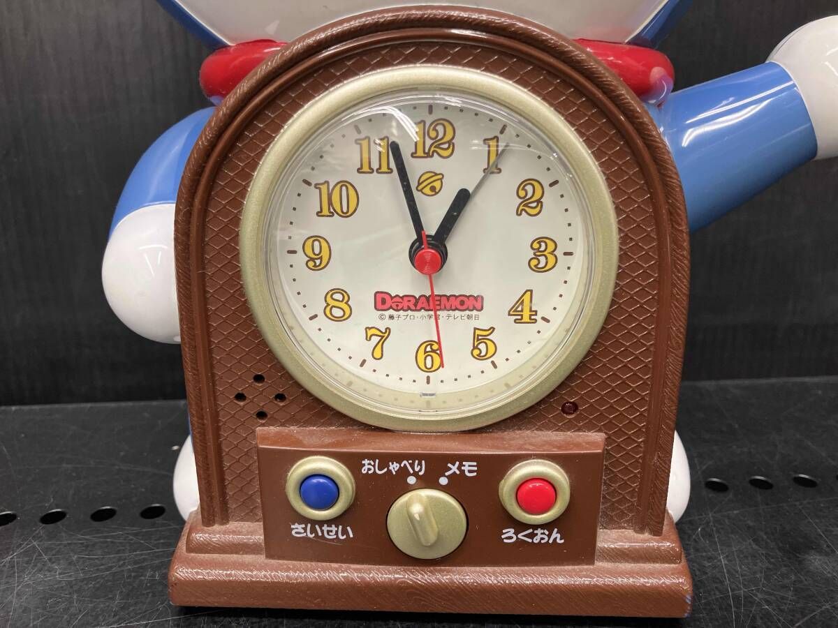 SEIKO ドラえもん 目覚まし時計 録音メモ機能付 大山のぶ代 【箱無し