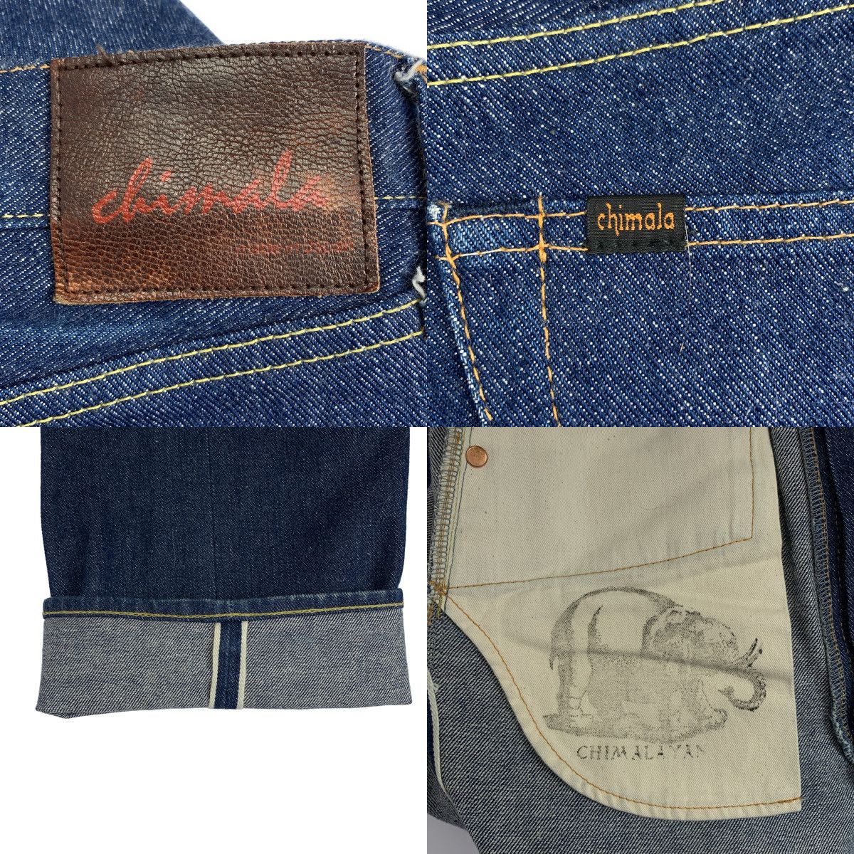 chimala / チマラ | Selvedge Denim Wide Tapered Cut デニムパンツ