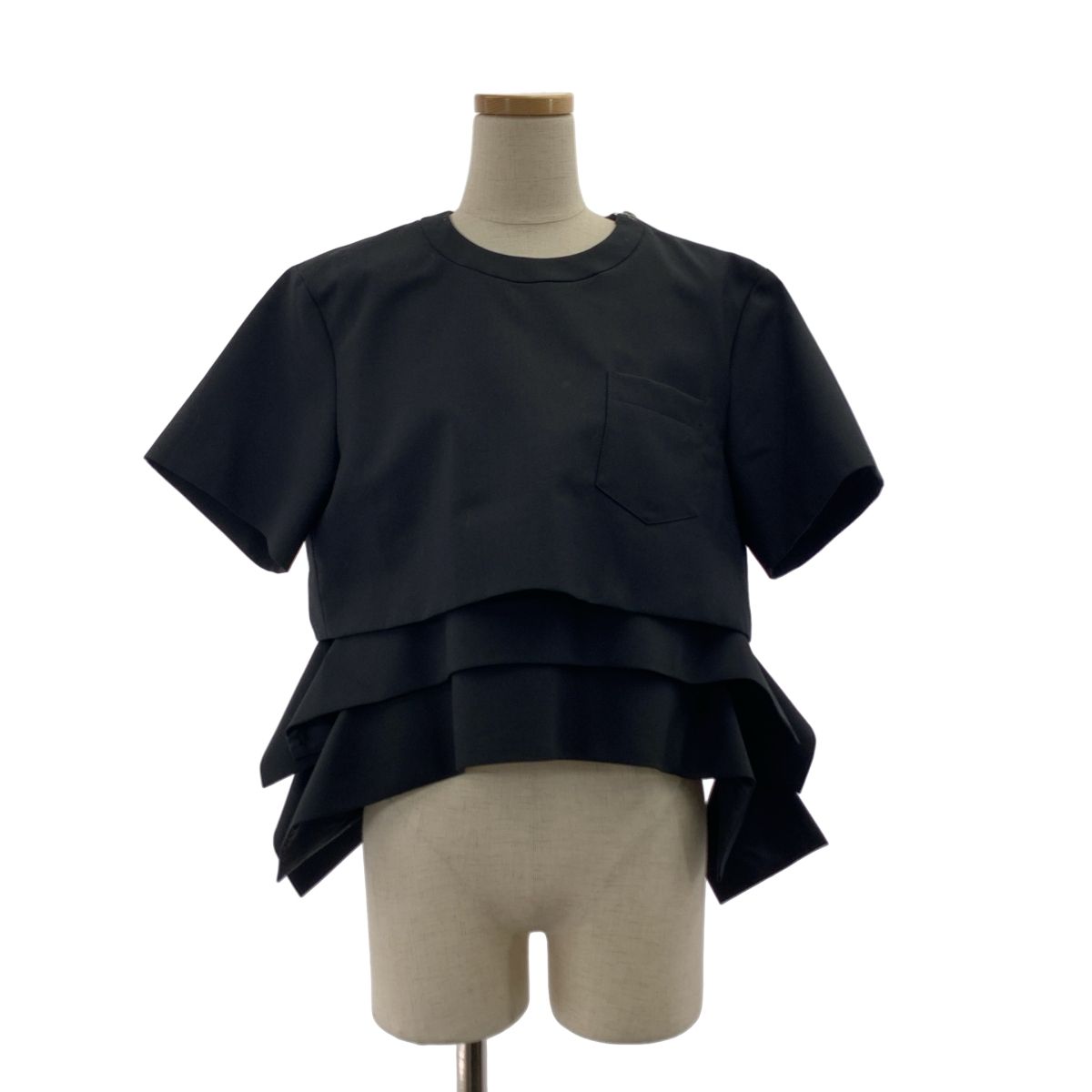 sacai / サカイ | 2023SS | Suiting Pullover カットデザイン ブラウス