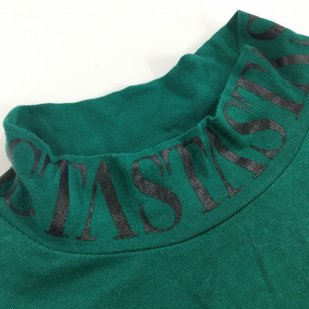 セントアンドリュース 長袖ハイネックシャツ グリーン×黒 ネック