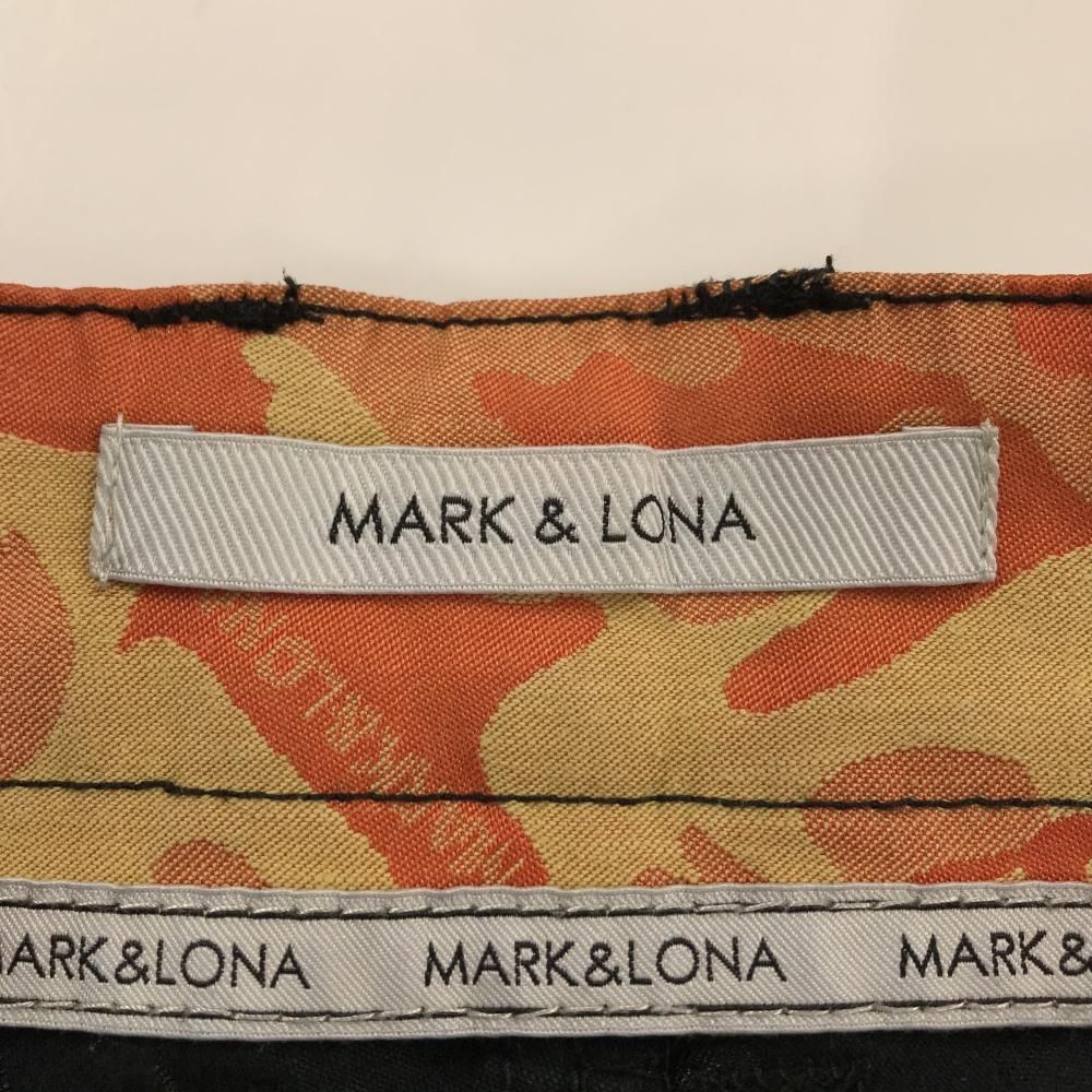 美品】マークアンドロナ スカート 黒 カモフラ柄・スカル地模様 迷彩