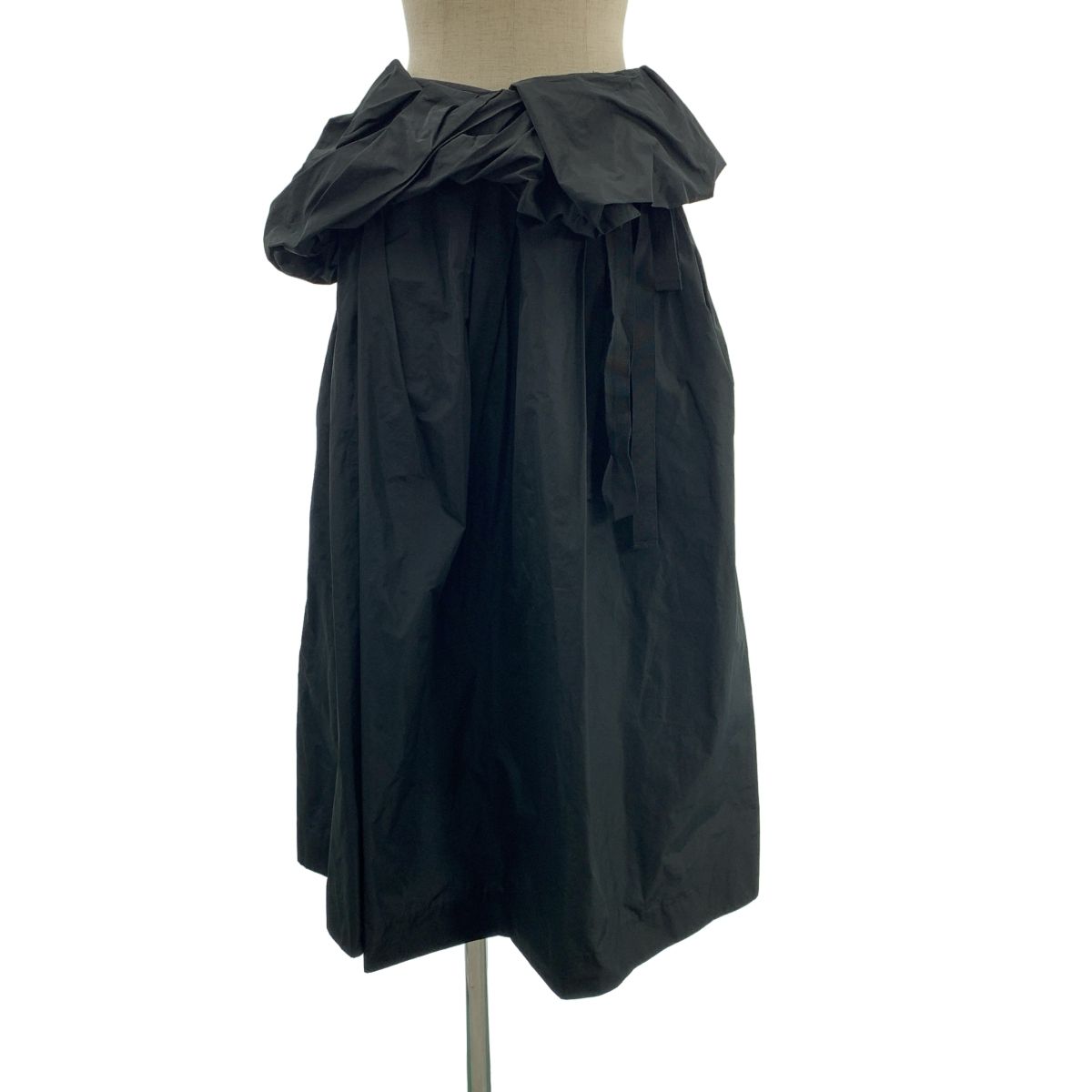 DRIES VAN NOTEN ドリスヴァンノッテン SEONI 9383 W.W.SKIRT ロング スカート 34 ブラック レディース