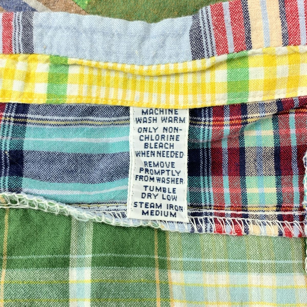 RALPH LAUREN / ラルフローレン | 1990s | BLAKE パッチワーク 半袖