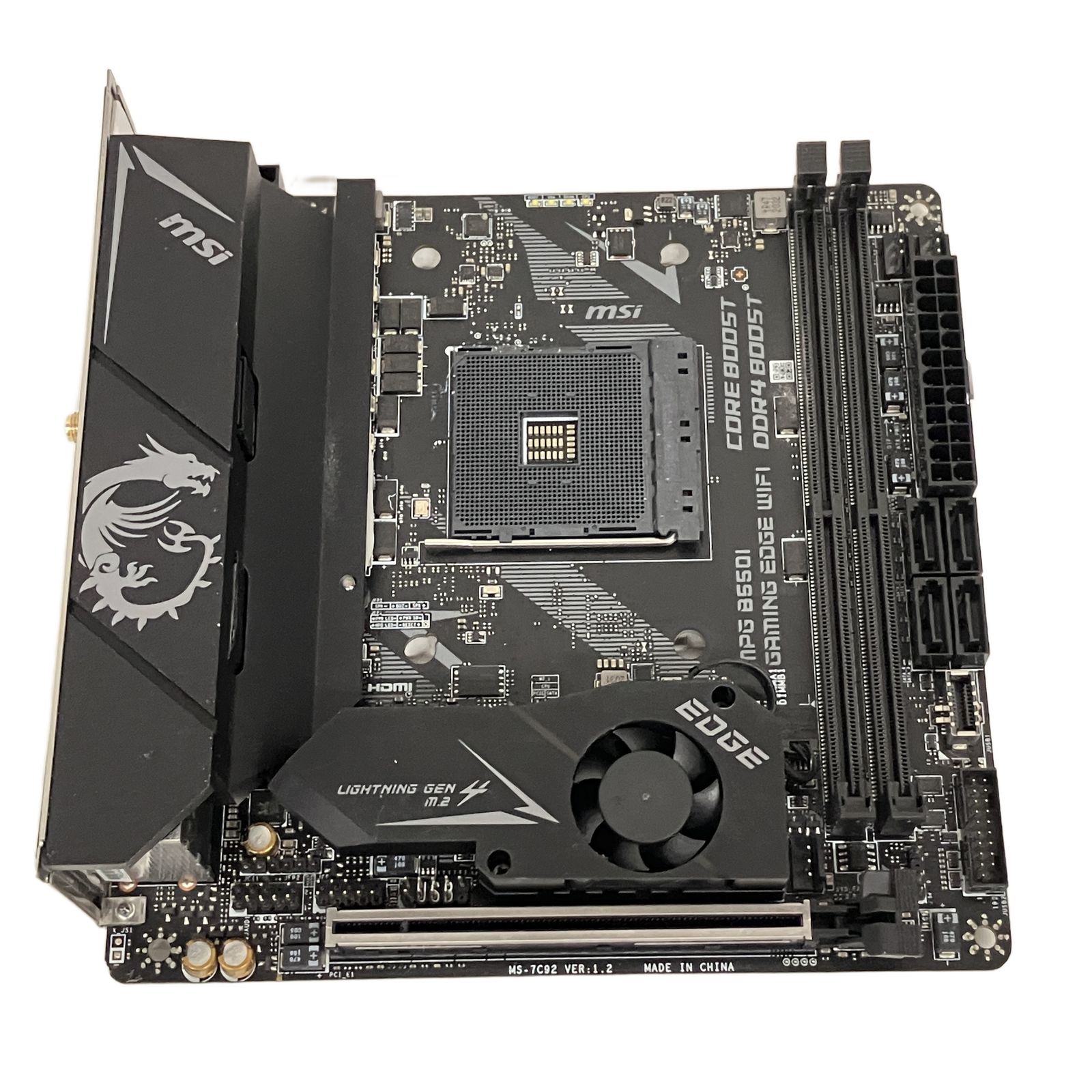 MSI MPG B 550 I GAMING EDGE WIFI マザーボード PC