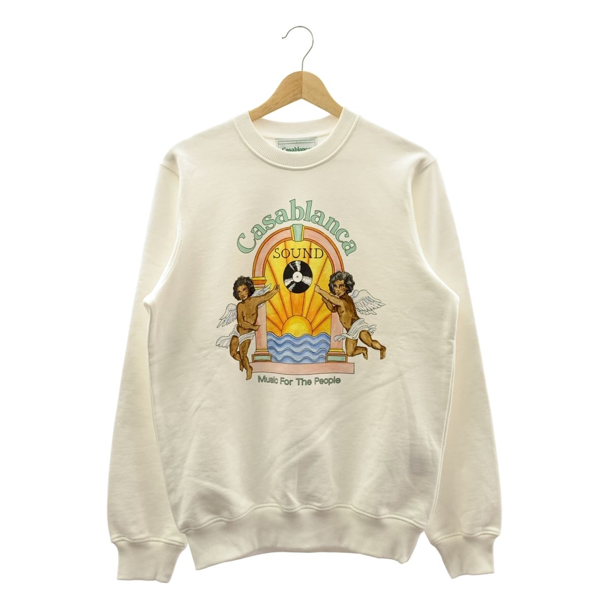 Casablanca CasaCrestSweatshirt L タグあり 美品】 Casablanca / カサブランカ | 2023AW | Print Sweat エンジェル