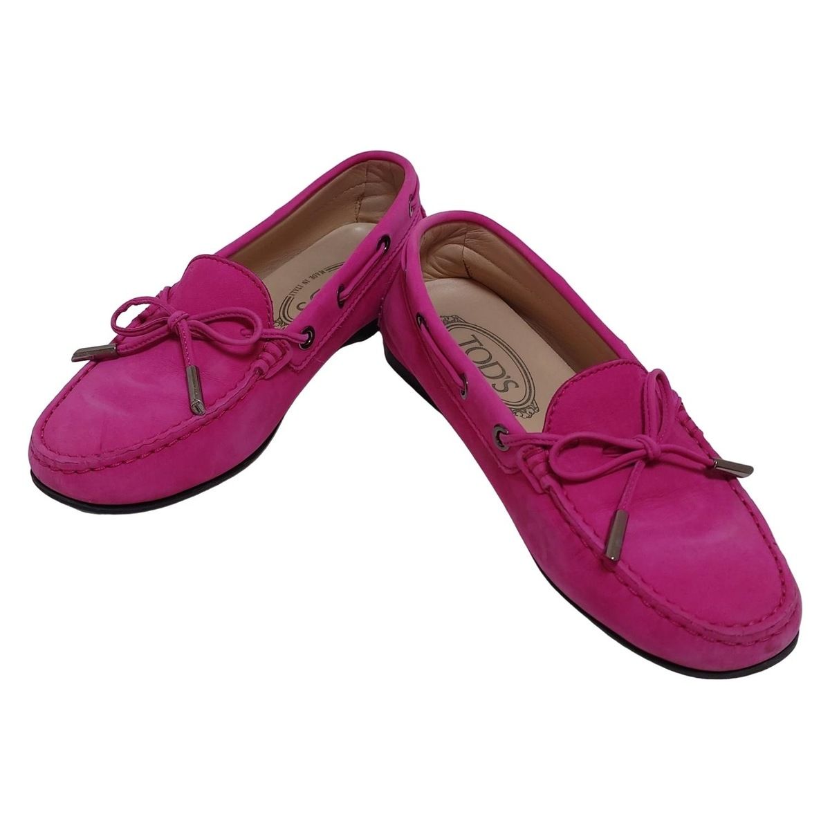 美品 トッズ ドライビングシューズ　35 TOD'S(トッズ) ドライビングシューズ 35 1/2 レディース - ピンク