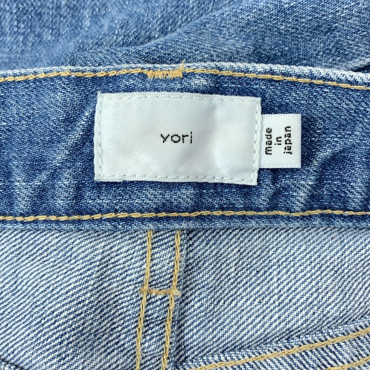 yori / ヨリ | Janeワイド デニム パンツ | 34 | インディゴ | メンズ