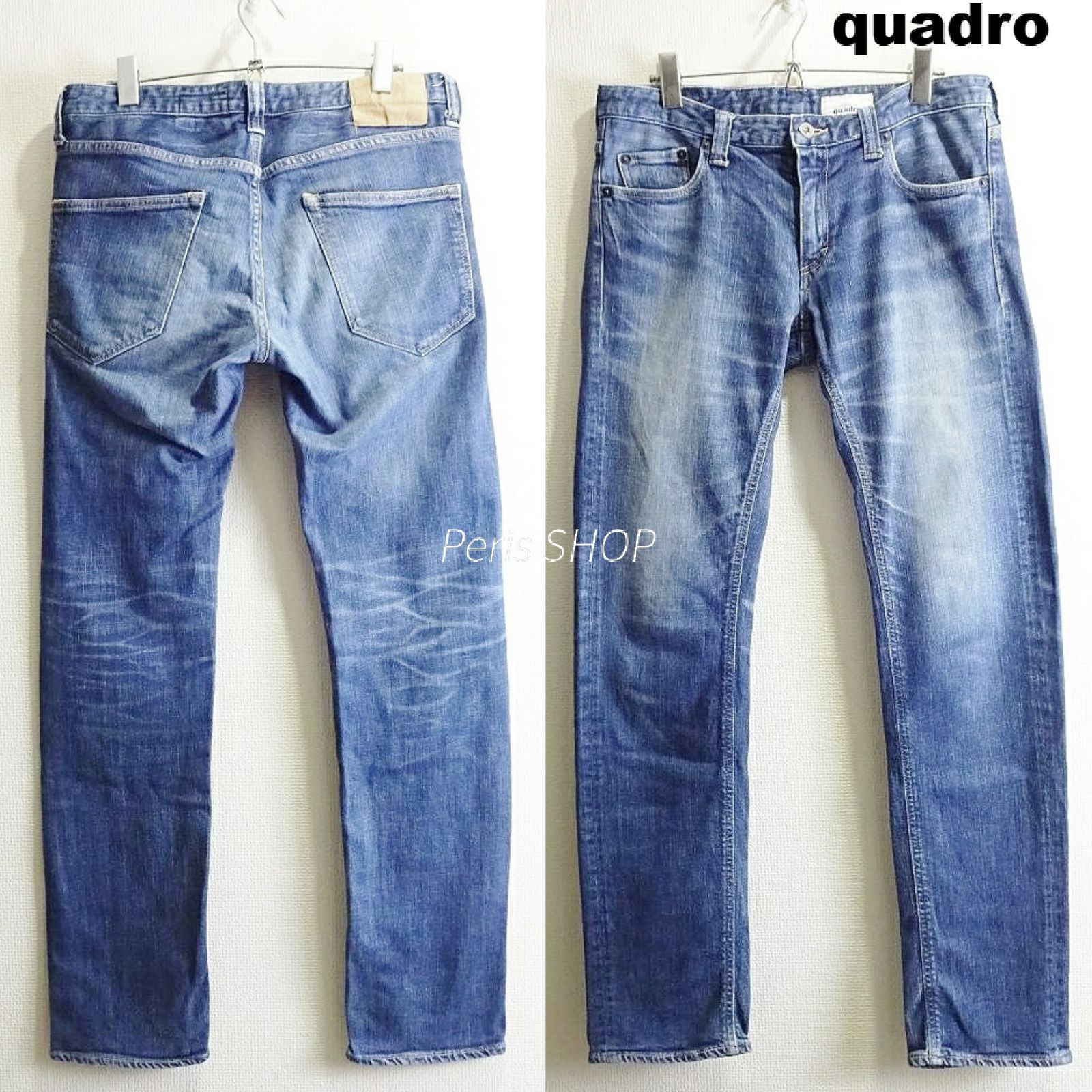 awasa denim 5-pocket tapered アワサ distressed ⁄ pocket 0 oz light 